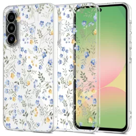 Samsung Galaxy A57 5G Tech-protect Flexair tavaszi virágok tok-5906302392025 1 kép