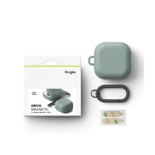 Samsung Galaxy Buds 4 / 4 Pro Ringke Onyx Magnetic Magsafe tok zöld-8800328816831 6 kép