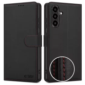 Samsung Galaxy A57 5G Tech-protect Wallet tok Fekete/Piros