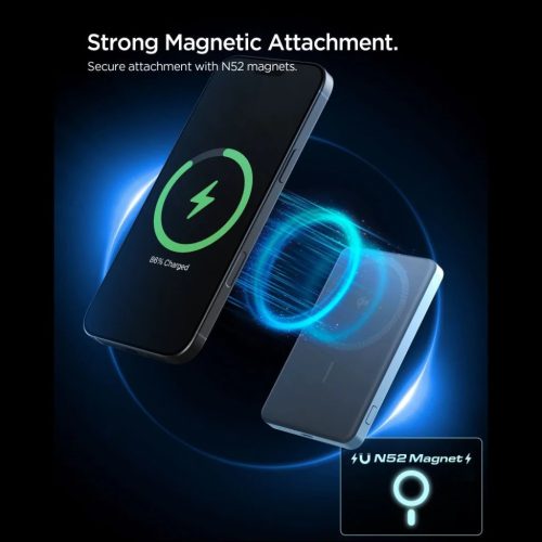 Spigen EA2205MQ Essential MagSafe Power Bank 5000mAh 22.5W Qi2 Türkiz-8800283313260 7 kép