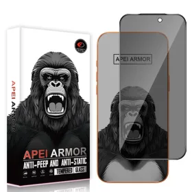   iPhone 17 Pro Max betekintés gátló üvegfólia Prémium Apei Armor Privacy