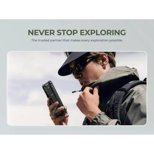 Samsung Galaxy S26 Dexnor tok kihajtható állvánnyal, fekete 360 üt-6977140254539 8 kép