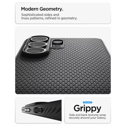Samsung Galaxy S26 Ultra Spigen Liquid Air tok, Fekete Matt-8800283318029 10 kép
