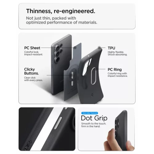 Samsung Galaxy S26 Ultra Spigen Nano Pop Mag Magsafe fekete szezám to-8800337241594 9 kép