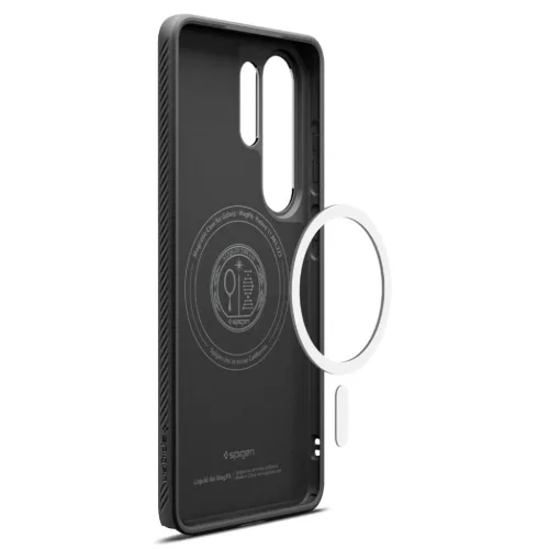 Samsung Galaxy S26 Ultra Spigen Liquid Air Mag Magsafe tok, Fekete Mat-8800283318067 6 kép