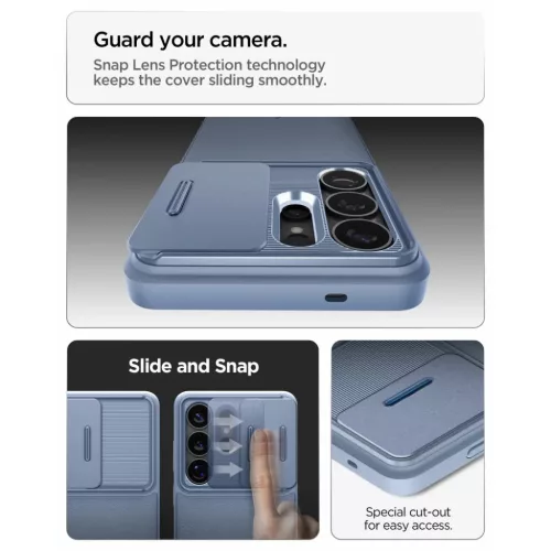 Samsung Galaxy S26 Ultra Spigen Optik Armor Világoskék tok-8800337243574 6 kép