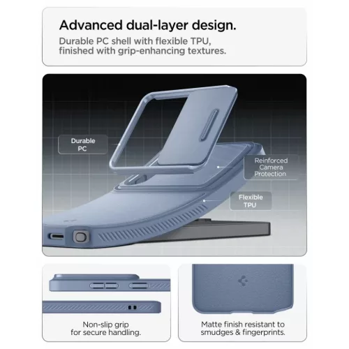 Samsung Galaxy S26 Ultra Spigen Optik Armor Világoskék tok-8800337243574 7 kép