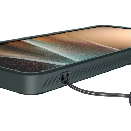 Samsung Galaxy S26 Ultra Spigen Optik Armor tok, zöld-8800283318203 4 kép