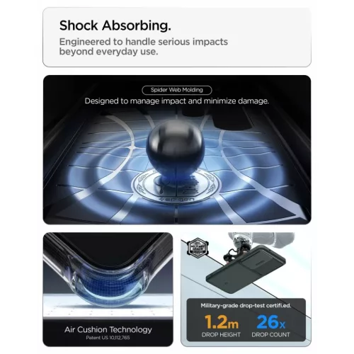 Samsung Galaxy S26 Ultra Spigen Optik Armor tok, zöld-8800283318203 8 kép
