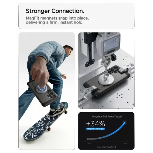 Samsung Galaxy S26 Ultra Spigen Tough Armor Mag Magsafe tok szürke-8800283318173 9 kép
