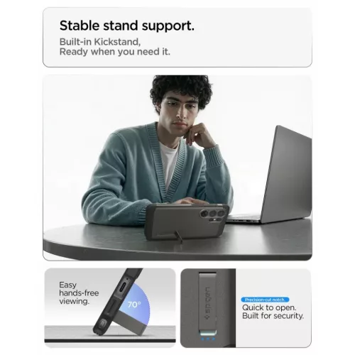 Samsung Galaxy S26 Ultra Spigen Tough Armor Mag Magsafe tok szürke-8800283318173 10 kép