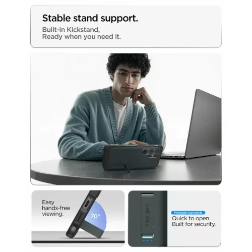Samsung Galaxy S26 Ultra Spigen Tough Armor Mag MagSafe tok zöld-8800283318180 10 kép