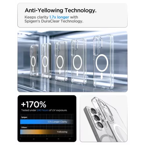 Samsung Galaxy S26 Ultra Spigen Ultra Hybrid Mag Magsafe átlátszó/f-8800283318111 8 kép