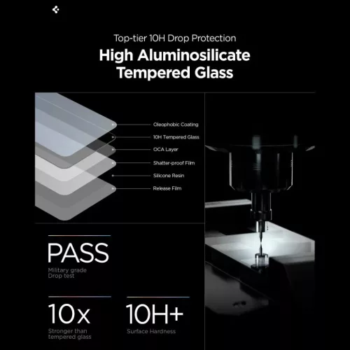 Samsung Galaxy S26 Ultra Spigen Glas.tr "ez Fit Pro" Hd üvegfólia-8800337241952 8 kép