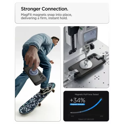 Samsung Galaxy S26 Spigen Tough Armor Mag MagSafe tok Szürke-8800283318715 9 kép