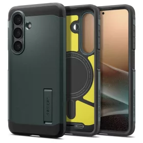   Samsung Galaxy S26 Spigen Tough Armor Mag MagSafe tok Abyss zöld