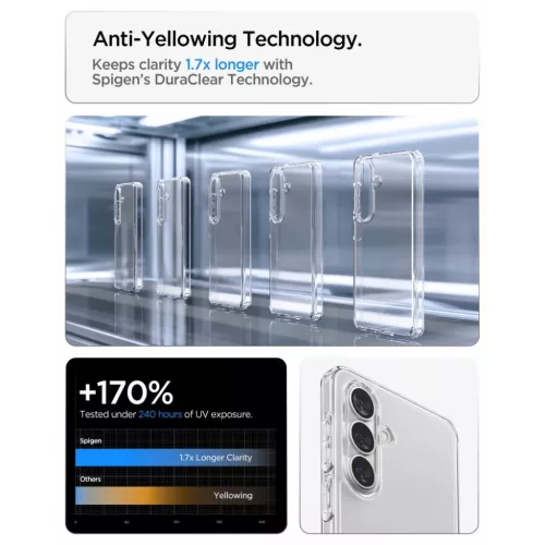 Samsung Galaxy S26 Spigen Ultra Hybrid Crystal Clear tok-8800283318647 7 kép