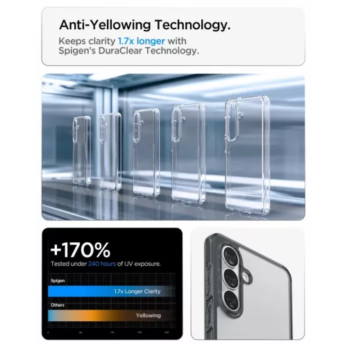 Samsung Galaxy S26 Spigen Ultra Hybrid tok, Space Crystal / Átlátsz�-8800283318654 6 kép