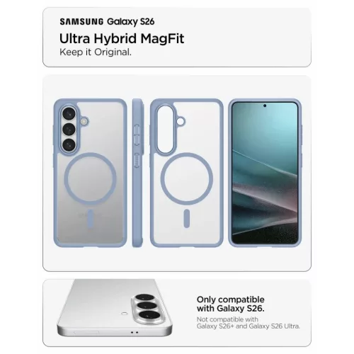 Samsung Galaxy S26 Spigen Ultra Hybrid Mag Magsafe tok Niebieski-8800337243505 6 kép