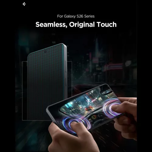Samsung Galaxy S26 Spigen Glas.tr "ez Fit Pro" Hd 2-pack üvegfólia-8800337242164 10 kép