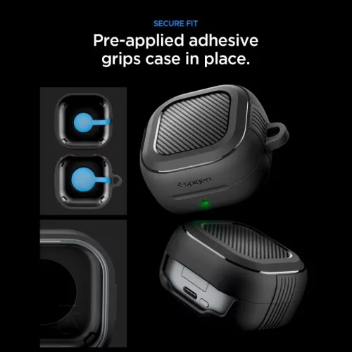 Samsung Galaxy Buds 4 / 4 Pro Spigen Rugged Armor tok fekete matt-8800337243314 10 kép