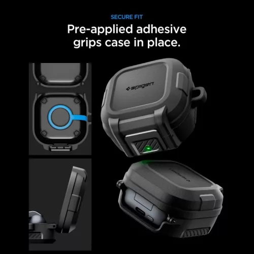 Samsung Galaxy Buds 4 / 4 Pro Spigen Lock Fit fekete tok-8800337243338 9 kép