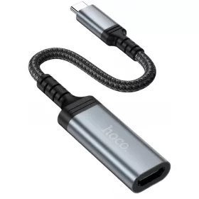 USB-C to HDMI Video Adapter Hoco UA43A, 0,2m, Szürke-6942007671507 2 kép