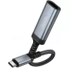 USB-C to HDMI Video Adapter Hoco UA43A, 0,2m, Szürke-6942007671507 3 kép