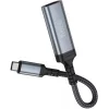 USB-C to HDMI Video Adapter Hoco UA43A, 0,2m, Szürke-6942007671507 5 kép