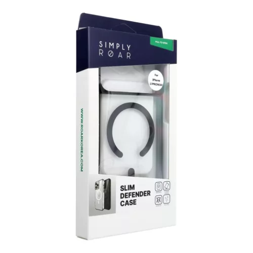 iPhone 17 Pro Max ROAR SLIM DEFENDER tok MagSafe kompatibilis fekete-5903396422904 2 kép