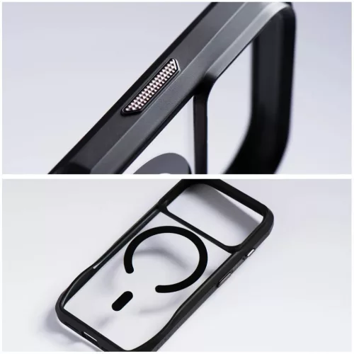 iPhone 17 Pro Max ROAR SLIM DEFENDER tok MagSafe kompatibilis fekete-5903396422904 7 kép