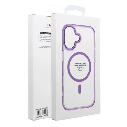Samsung Galaxy A17 tok FRAME CLEAR HYBRID MAG COVER MagSafe kompatibil-5903396431869 6 kép