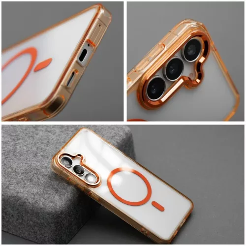 Honor 400 Case FRAME CLEAR HYBRID MAG COVER tok hermes narancs-5903396430527 5 kép