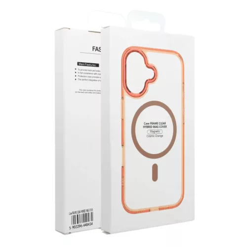 Honor 400 Case FRAME CLEAR HYBRID MAG COVER tok hermes narancs-5903396430527 6 kép