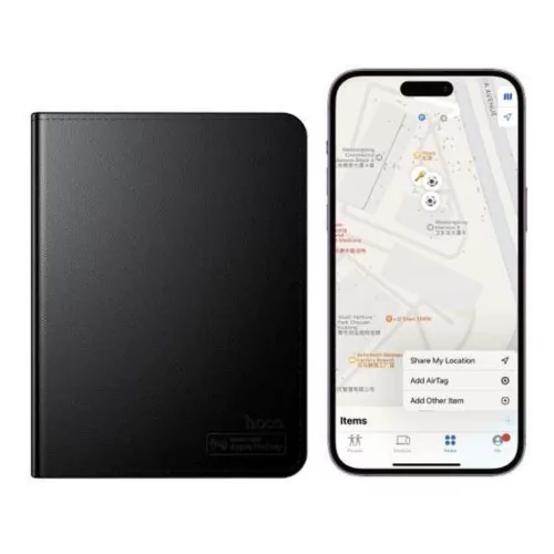 Passport Hoco üvegfólia E91G fekete Apple Find My kompatibilis,-6942007664141 4 kép
