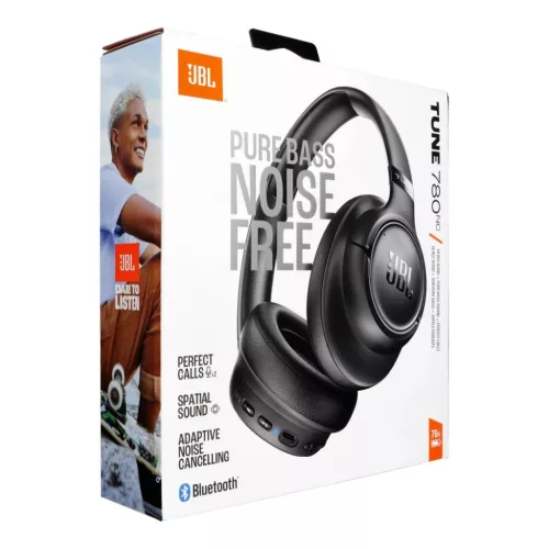 JBL Tune 780NC vezeték nélküli fejhallgató fekete (JBLT780NCBLK)-1200130030482 9 kép