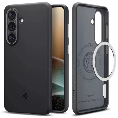 Samsung Galaxy S26 Spigen Nano Pop MagSafe Fekete Szezám tok-8800337241877 3 kép