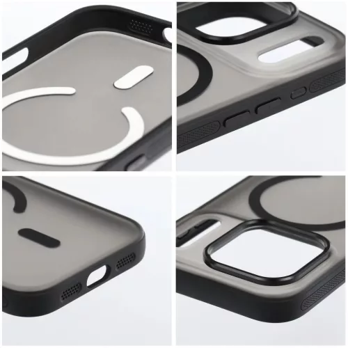 iPhone 16 Flexline Mag tok kompatibilis MagSafe fekete tok-5903396436420 5 kép