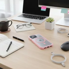 iPhone 16 Pro Flexline Mag Cover tok kompatibilis MagSafe rendszerrel -5903396436499 2 kép