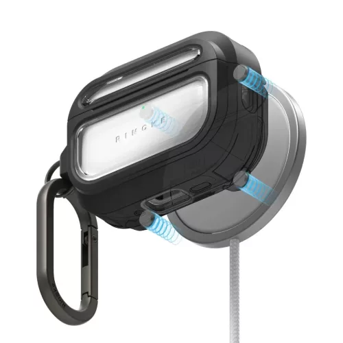 Apple AirPods Pro 3 Ringke Ux Magnetic Magsafe tok fekete/átlátszó-8800293859444 2 kép