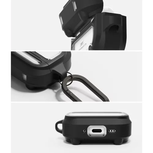 Apple AirPods Pro 3 Ringke Ux Magnetic Magsafe tok fekete/átlátszó-8800293859444 6 kép