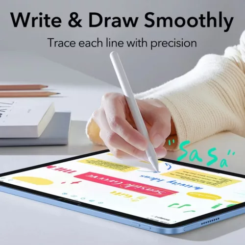 iPad 10.9 2022 üvegfólia ESR Paper Feel 2-pack Przezroczysty-4894240300251 3 kép