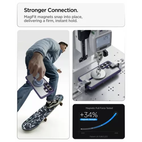 Samsung Galaxy S26 Ultra Spigen Ultra Hybrid Mag Magsafe tok Fioletowy-8800337243390 10 kép
