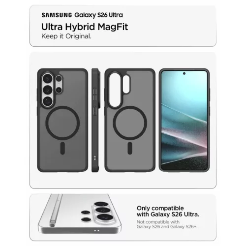 Samsung Galaxy S26 Ultra Spigen Ultra Hybrid Mag MagSafe tok Frost Fek-8800283318135 6 kép