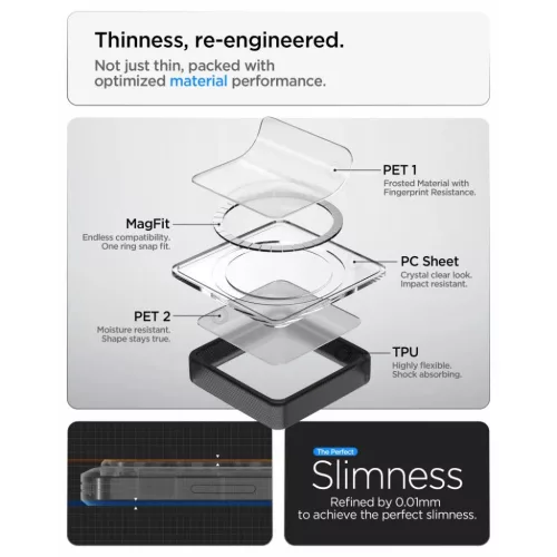 Samsung Galaxy S26 Ultra Spigen Ultra Hybrid Mag MagSafe tok Frost Fek-8800283318135 8 kép