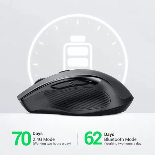 Vezeték nélküli egér UGREEN MU006S (85082), 4000DPI, BT / Wi-Fi, S-6941876280827 4 kép