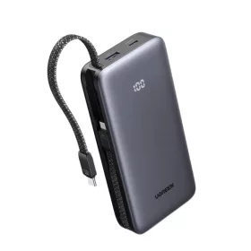   UGREEN PB528 (55985B) powerbank, 20000mAh, 30W, QC + PD, Szürke