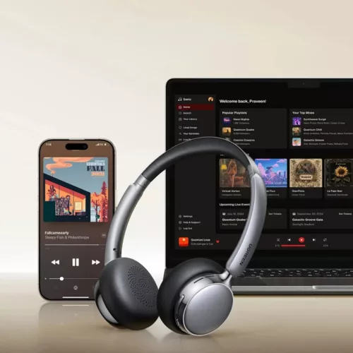 Handsfree Bluetooth UGREEN HiTune Studio Plus HP207, Ezüst-6941876276301 5 kép