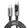 USB-C - USB-C Kábel UGREEN 65866 Kijelző, 240W, 1m, Szürke