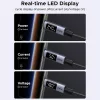 USB-C - USB-C Kábel UGREEN 65866 Kijelző, 240W, 1m, Szürke-6941876268665 5 kép